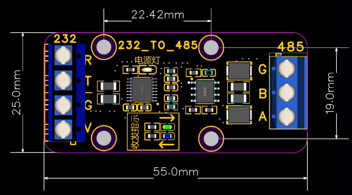 RS232 to RS485 Connect and Test